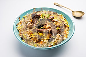 Gosht Pulao Or Mutton BiryaniÂ  - Popular Indian Non vegetarian food